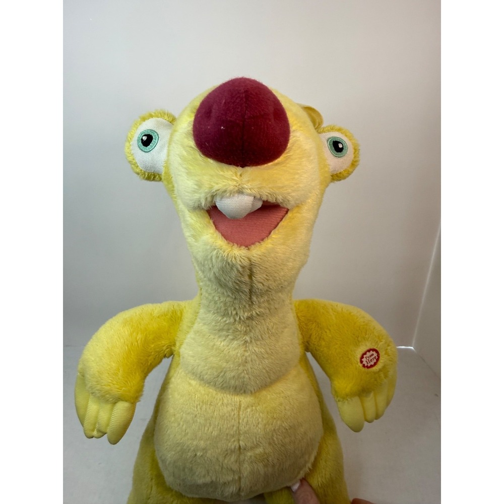 16" Talking Sid Sloth Ice Age 2009 Twentieth Century Fox Film WORKING See Video‎